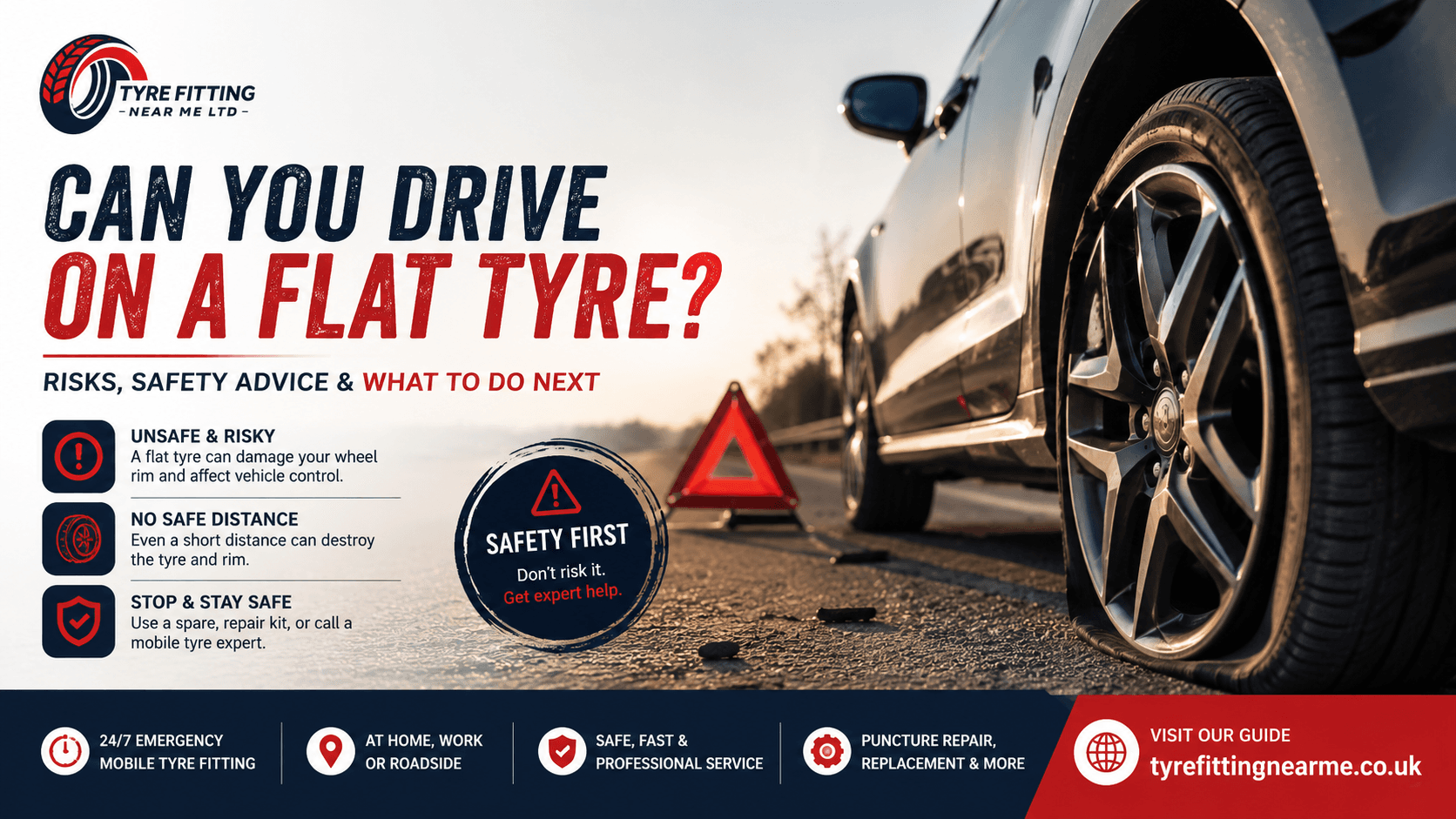 Can you drive on a flat tyre