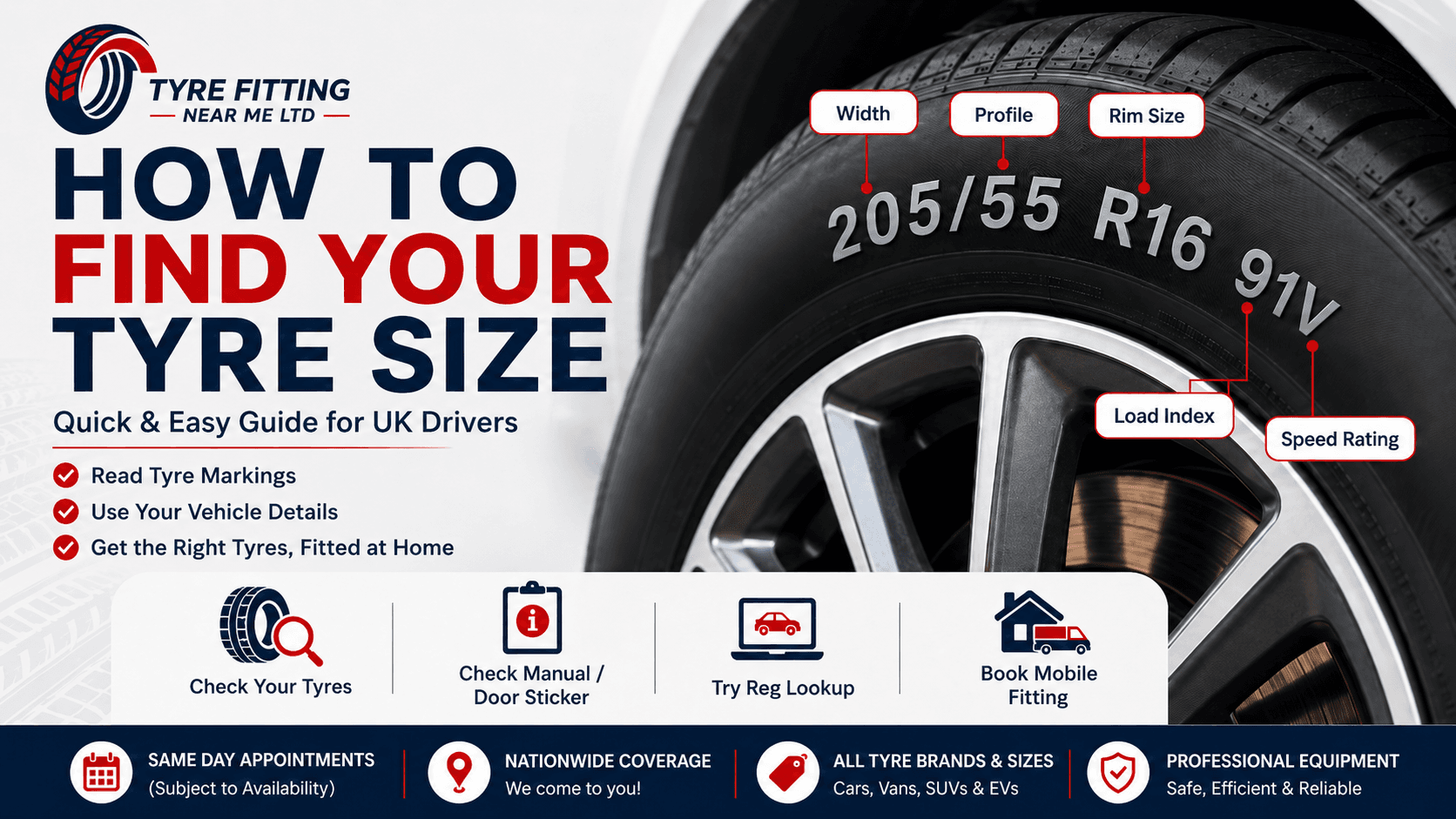 How to find your tyre size